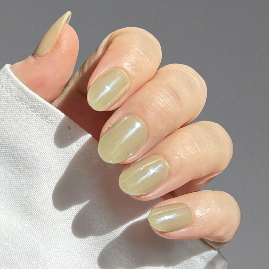 sage glaze nagels